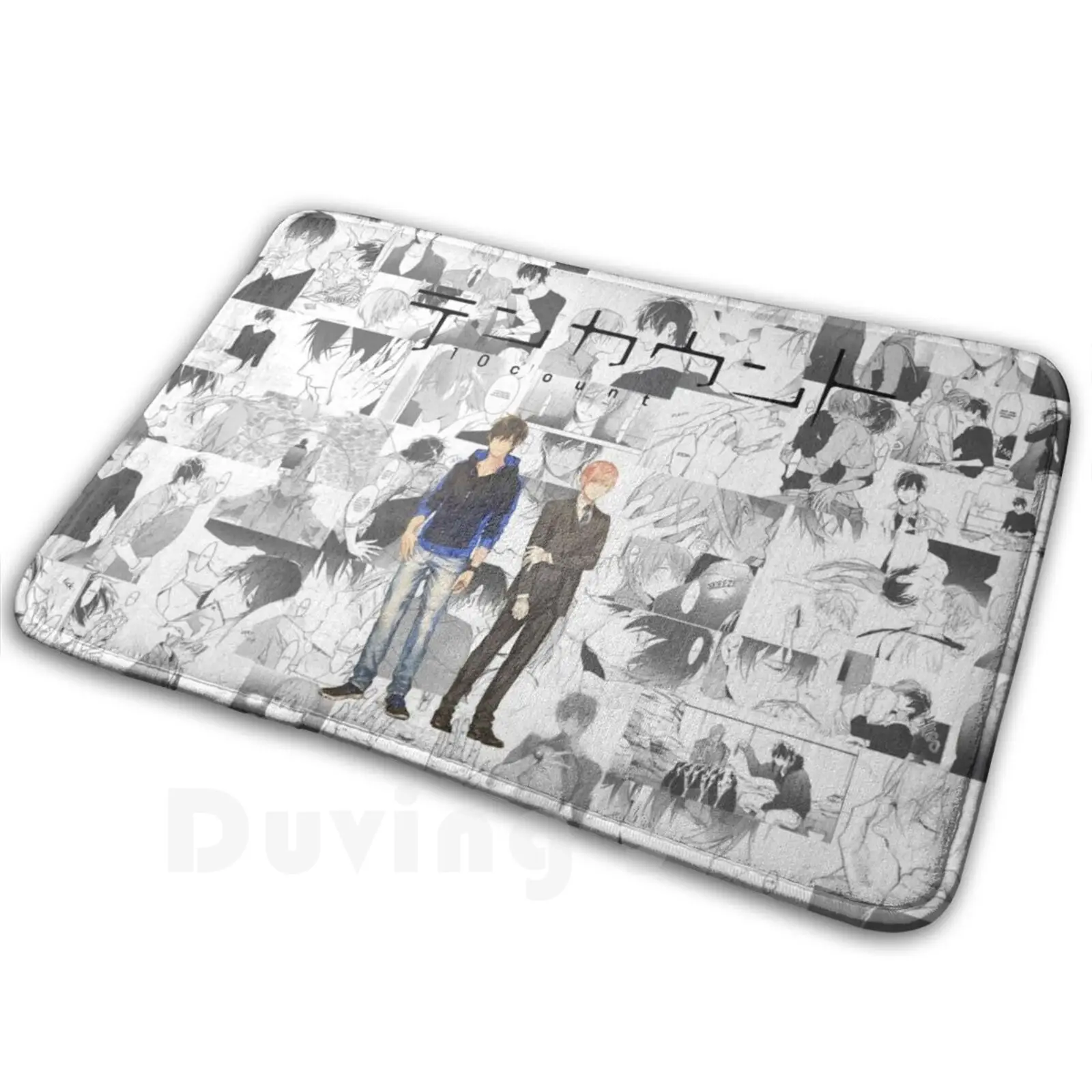 10 Ten Count Yaoi Kurose Riku Shirotani Tadaomi Boyslove Carpet Mat Rug Cushion Soft Ten Count 10 Count Curious