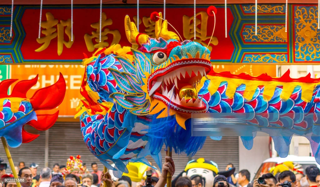 4m Dragon Dance Costume with 4pcs poles  SZ 5 Children Student  Play Party Performance  Folk Smart Stage Chinese Mascot