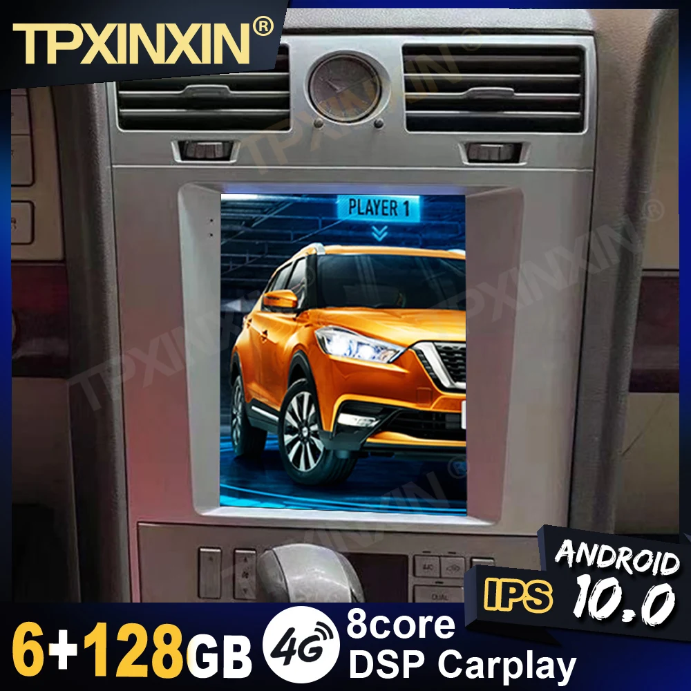 

Android 10,0 6 + 128G для Lincoln Navigator 2005-2009 Tesla Style Carplay DSP мультимедийный плеер радио-магнитофон видео навигатор GPS