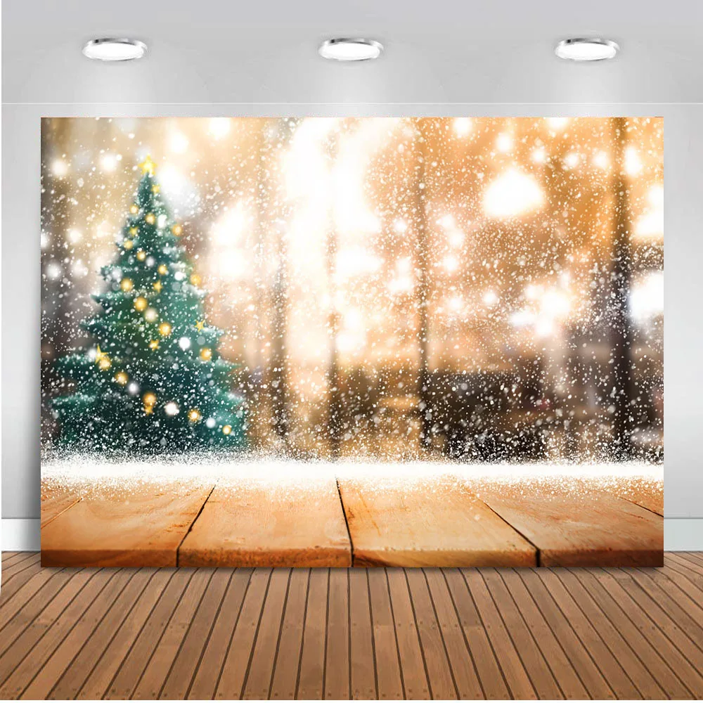 

Glitter Christmas Photocall for Photography Wood Floor Background for Photo Studio Children Portrait Birthday Party Decoration