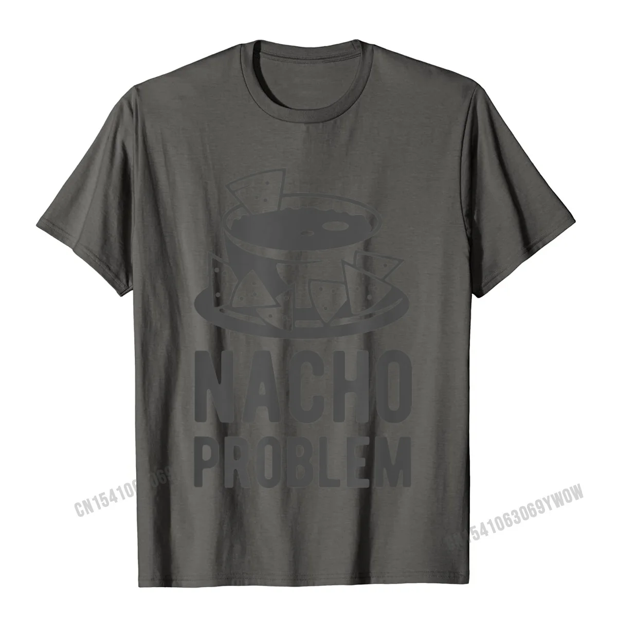 Nacho Problem 티셔츠 Camisas Men Normal Men's T Shirts Rife Cotton Tees Christmas Day Tshirt