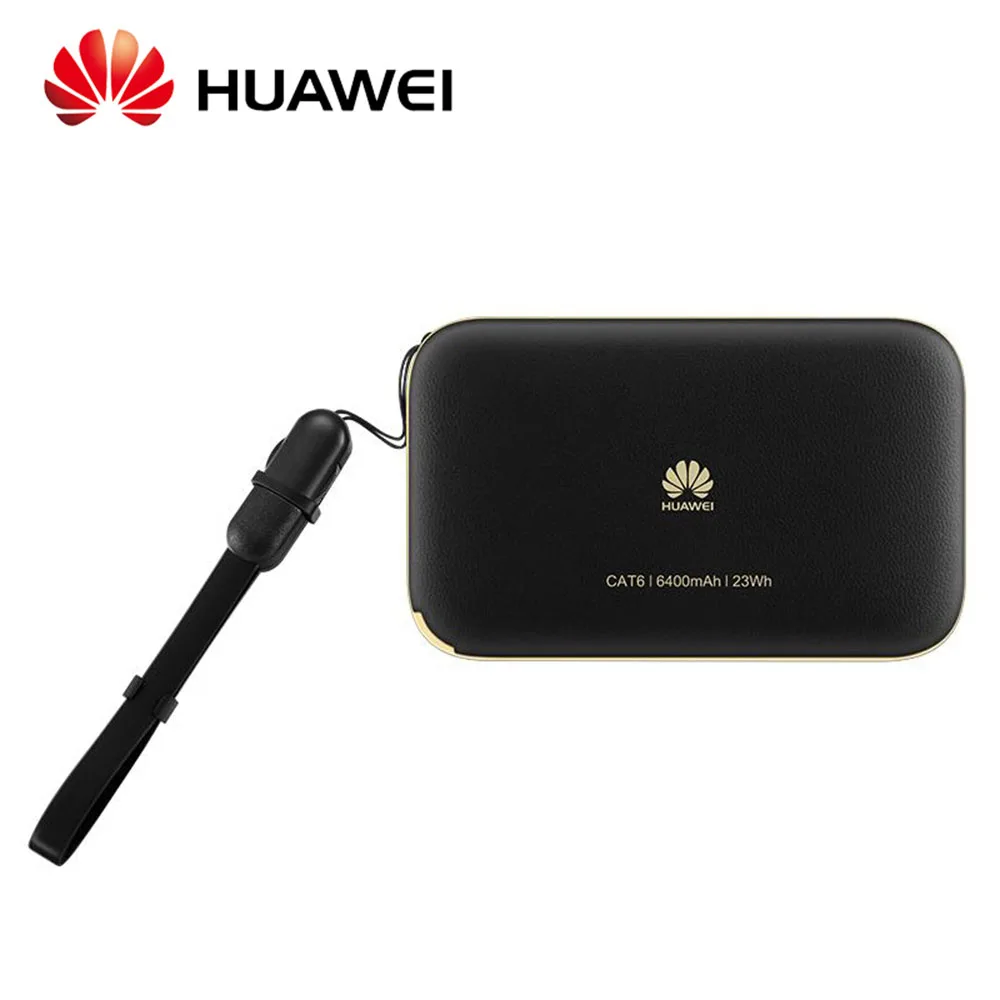 Hot Sale Original Used Huawei E5885Ls-93a Mobile WiFi Pro2 Router RJ45 port 4G+ 6400Mah LTE FDD TDD Cat6 300Mbps  Power bank