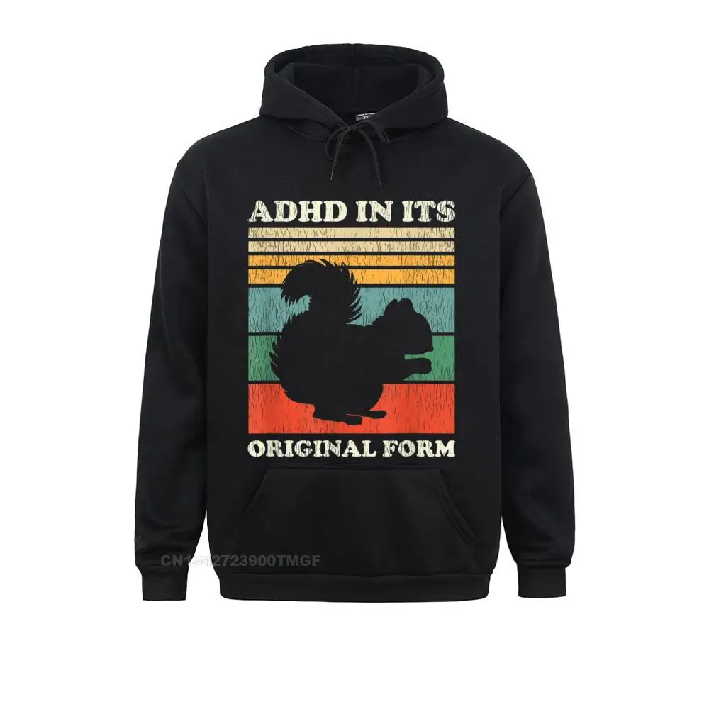 Design Long Sleeve Hoodies NEW YEAR DAY New Clothes Mens ADHD In Its Original Form Shirt - Squirrel Shirt - Squirrel Hoodie