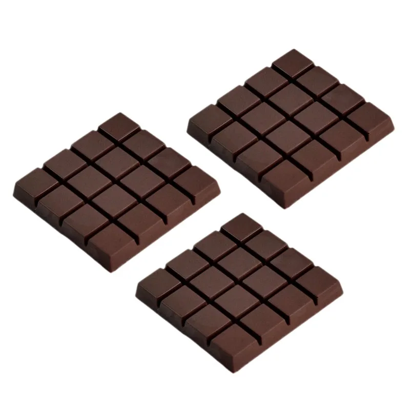 6 Cavity Chocolate Weight 100G Food Grade Durable Mould Bar Tray Baking Tools Diamond Polycarbonate Chocolate Mold