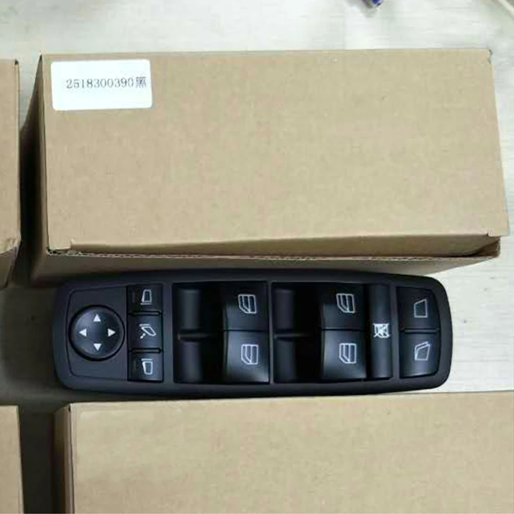 

car accessories Black Power Master Window Switch Driver Side For Mercedes-Benz GL350 GL450 GL550 R350 R320 GL164 OEM A2518300390