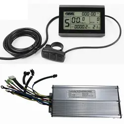 36V/48V 1500W 35A Brushless DC  Ebike Controller +KT-LCD8H  LCD3 LED900 Color DisplayOne Set,for 1500W Ebike Kit