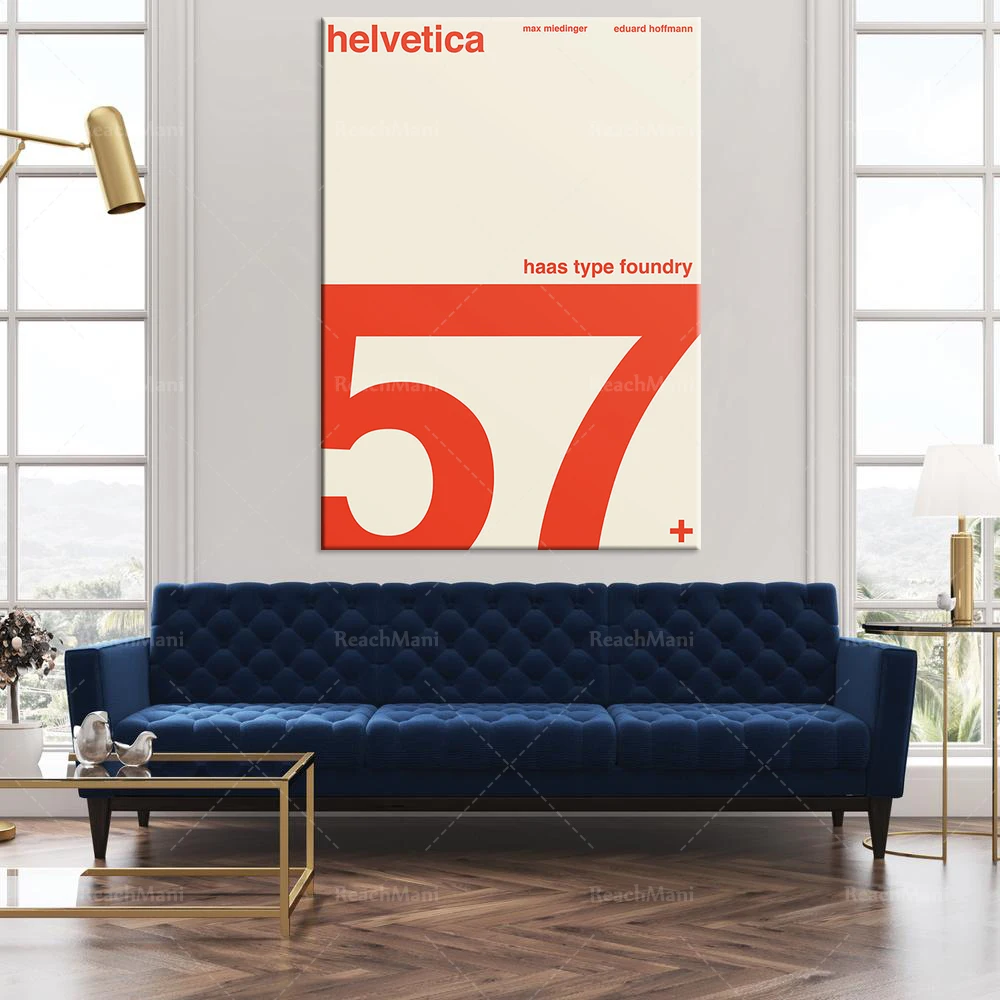 Impresión de póster de Helvetica A1, 2021