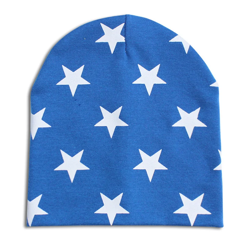 Cotton Baby Hat Kids Hat Baby Caps Small Stars Boys Girls Five-pointed Star Korean Hat Knit Hat Tire Cap Unisex Children Hat