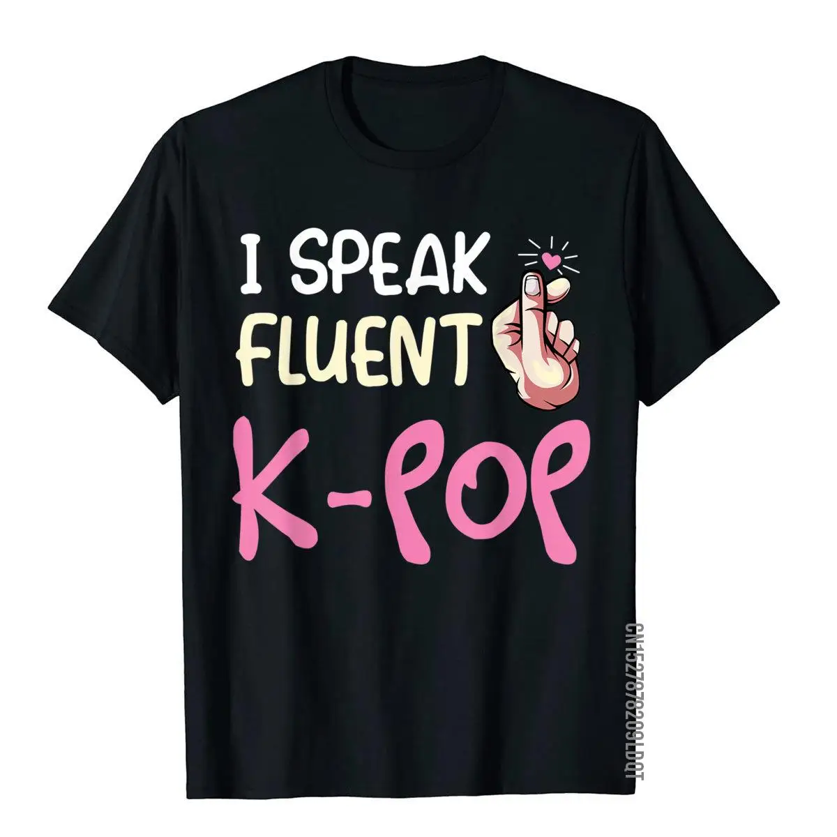 I Speak Fluent K-Pop Gayo Kdrama Idol Hallyu Hangul Korea T-Shirt Novelty Top T-Shirts Cotton Men Tops & Tees Leisure