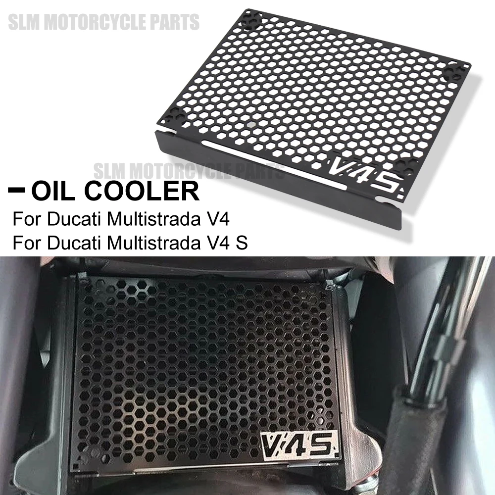 

NEW Motorcycle Oil Cooler For Ducati Multistrada V4 V4 S Radiator Guard