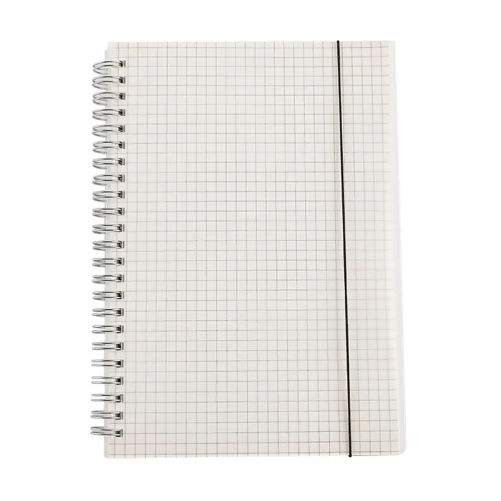 ด้วยเชือกยืดหยุ่นที่ไม่ซ้ำกันนักเรียนใช้เกลียวพิเศษ Spiral Bound Notebook ตรงสายอุปกรณ์โรงเรียน
