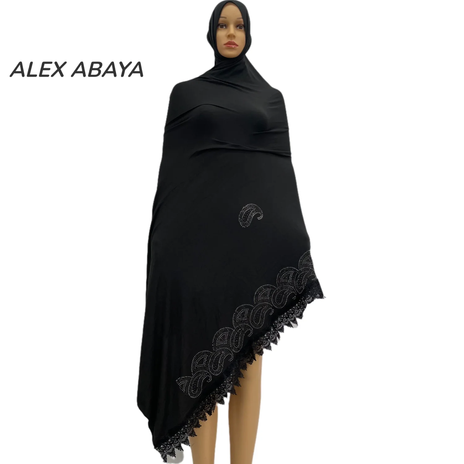 KASHKHA-Hijab for African Muslim Women, Soft Cotton Scarf, Dubai Pray, Big Shawls Wraps, AL-001, New, 2021