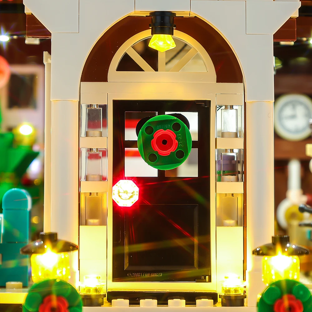 LED Light Kit For Christmas Gift 21330 Home Alone House Street View Building Blocks Bricks Toy Lamp Set No Model RC Version