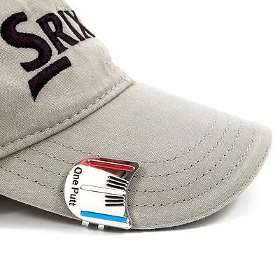 Marca de pelota de Golf con diseño de un Putt, paquete de 6 piezas, Clip magnético para sombrero de Golf, marcador de Golf, envío directo