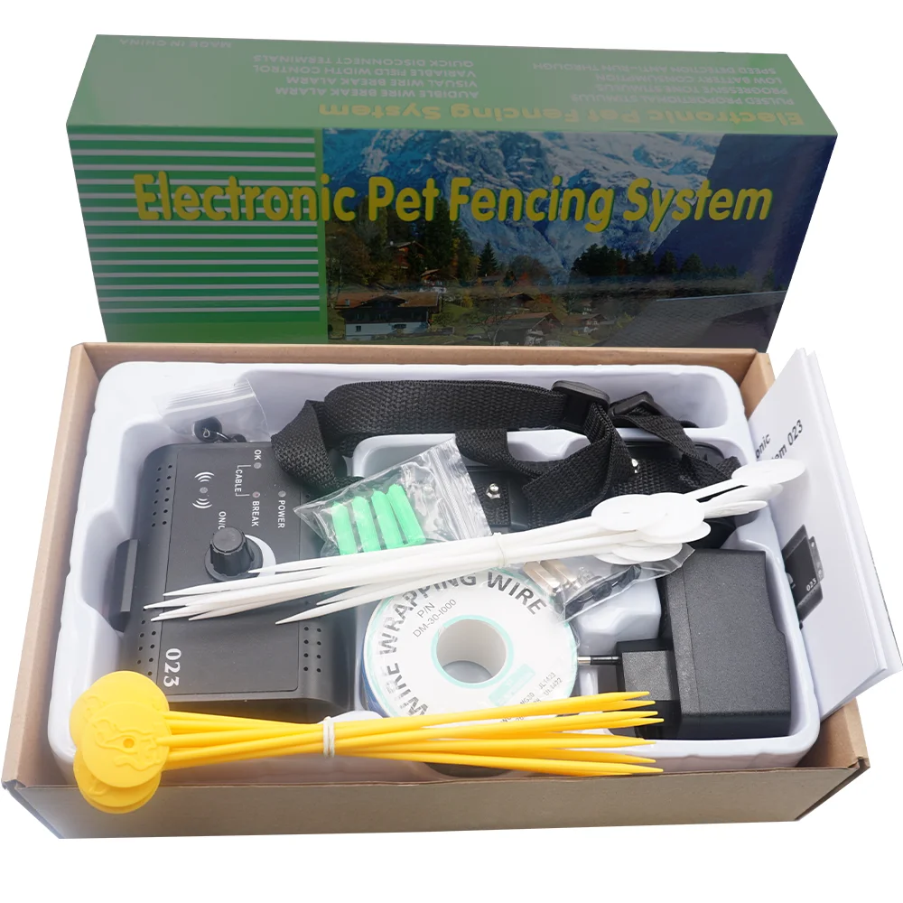 

5000m Pet Dog Electric Fence With Rechargeable Safety In-Ground Dogs Electronic Training Collar Buried Electric Dog Fence System