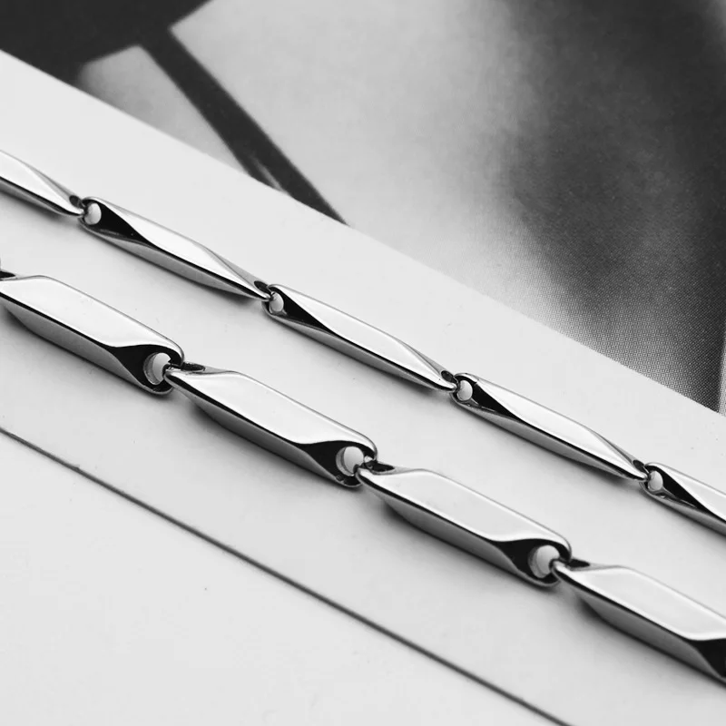 Hot Sale Stainless Steel Melon Seed Chain Bracelet Fashion Jewelry Best Gift for Men and Women Length 18 + 5CM drop shipping