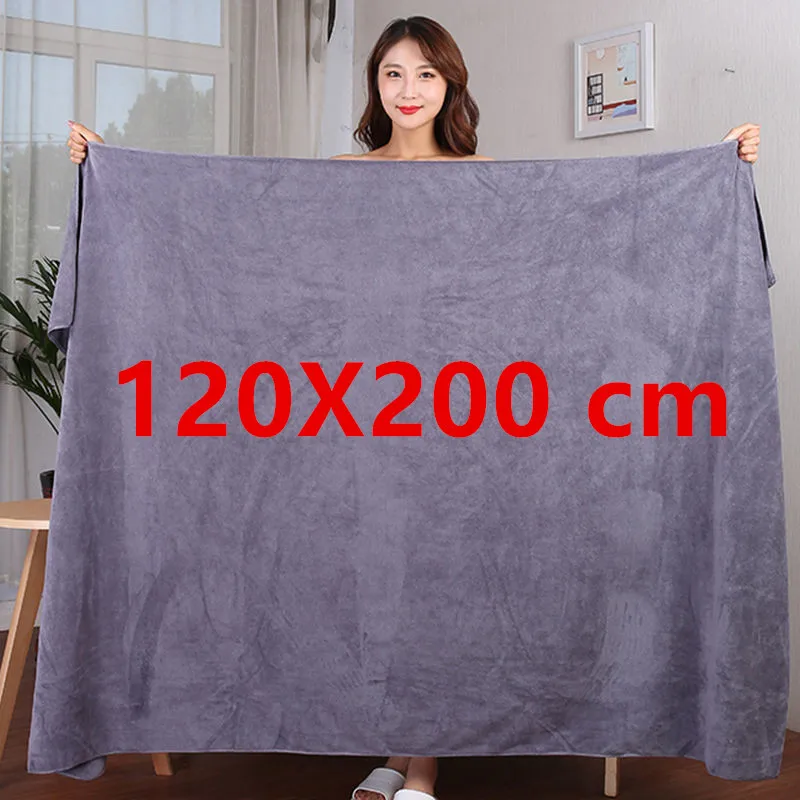 120X200 cm microfiber fitness bath towel super soft travel camping towel super absorbent swimming sports towel