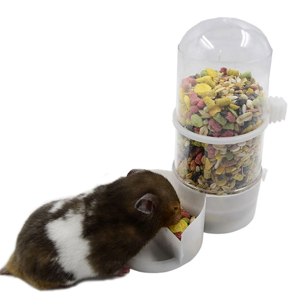 Pequeño conejo cerdo de Guinea erizo ardilla pájaro cuenco de plato de comida ratones hámster alimentación alimentador automático de accesorios