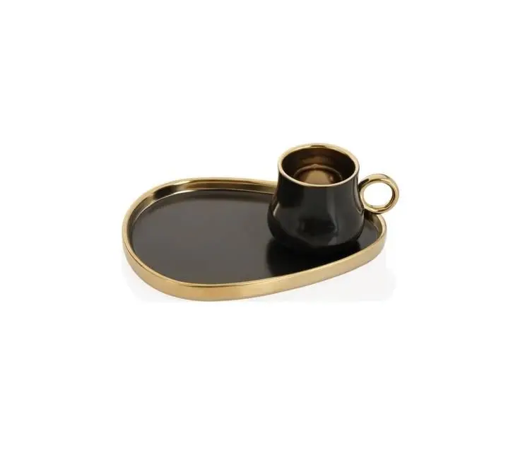 DOLBOVI Acar Porcelain 10688 Kronos 6lı coffee cup Pad Black mug кружка coffee cup cup