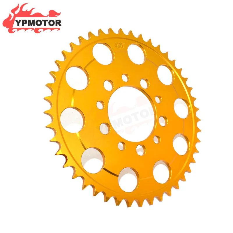 

NSR 250 P2 P3 Mortorcycle CNC Rear 45T Teeth Chain Sprocket Gear For HONDA NSR250 P3 PGM3 1991-1998 PGM2 P2