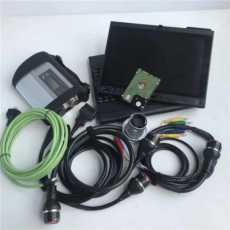 

latest version V2023.09 MB Star C4 Software HDD work with diagnosis 90%New laptop X200T with SD C4 Diagnostic tool ready to use