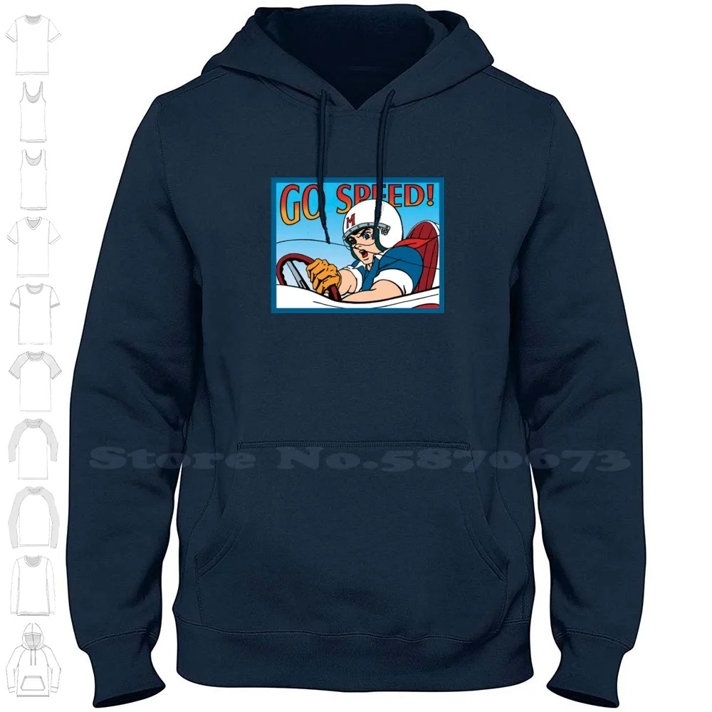 Vintage Streetwear Sport Hoodie Sweatshirt Cartoon Saturday Morning 1960s 60s Japanese Racer Chim Chim