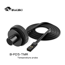 Bykski B-PD5-TMR G1/4'' Temperature Measurement Sensor Plug Metal Sealing Lock for Water Cooling Fitting Cooler Accessories