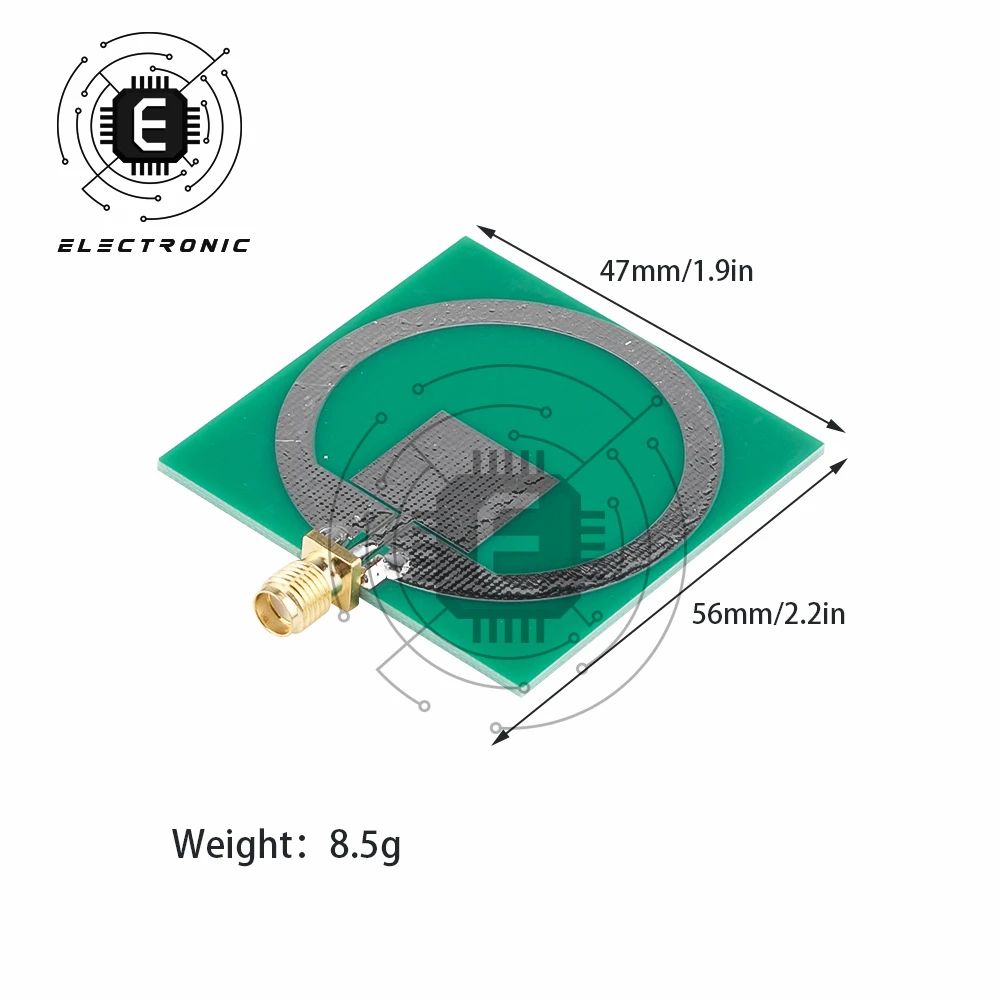 UWB Ultra Wideband Antenna 2.4Ghz-10.5Ghz 10W (40dBm) Pulse PCB Antenna Module For DIY Self-Made Expreiment
