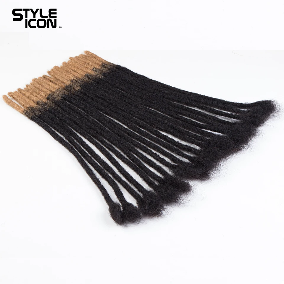 T1B/27 Human Hair Braiding Dreadlocks Hair Extensions 0.6CM Remy crochets hair