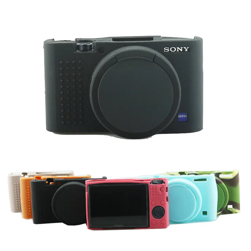 Soft Silicone Camera Case For Sony RX100 III RX100 IV RX100 V VI RX100 VII Rubber Protective Body Cover bag Skin Camera case