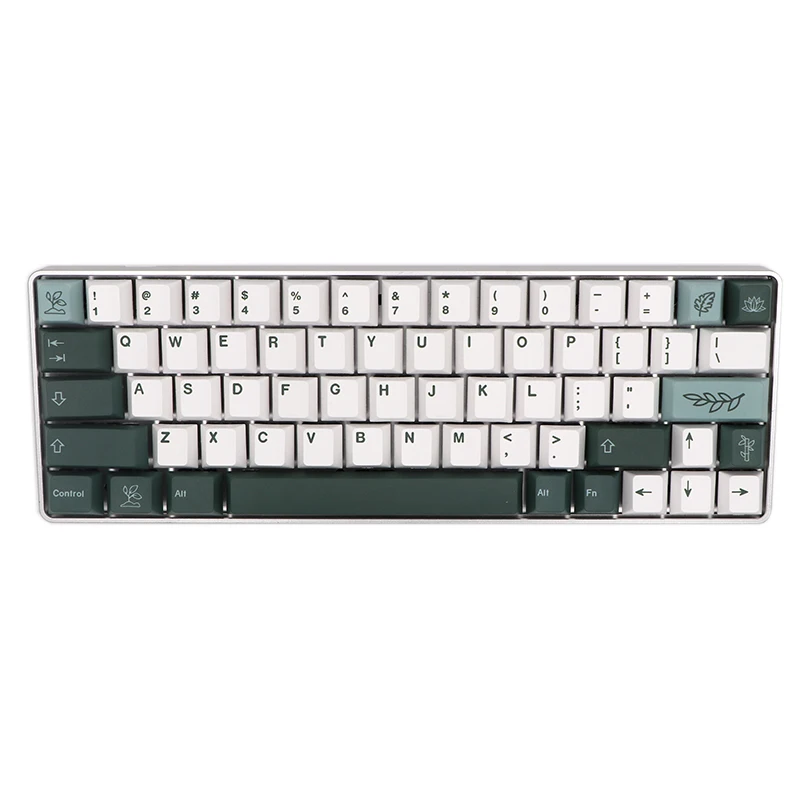 

Customized Botanical Garden Theme Sublimation PBT Keycaps Mechanical Keyboard GH60/68/87/96/104