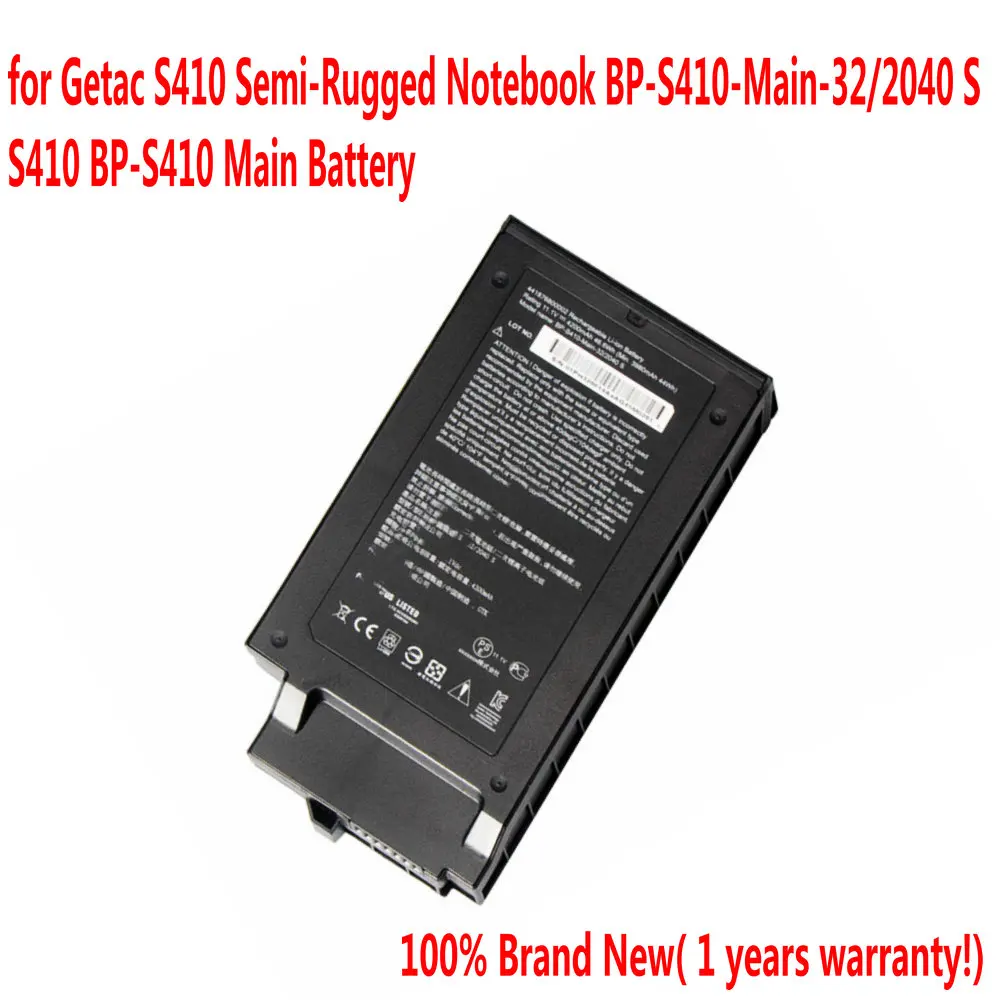 Original 11.1V 4200mAh Battery For Getac S410 Semi-Rugged Notebook BP-S410-Main-32/2040 S S410 BP-S410 Main Battery