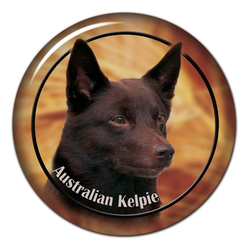 

S30420# 13CM/15CM/17CM PVC Decal Australian Kelpie Dog V2 Car Sticker Waterproof for Bumper Rear Window Laptop Toilet