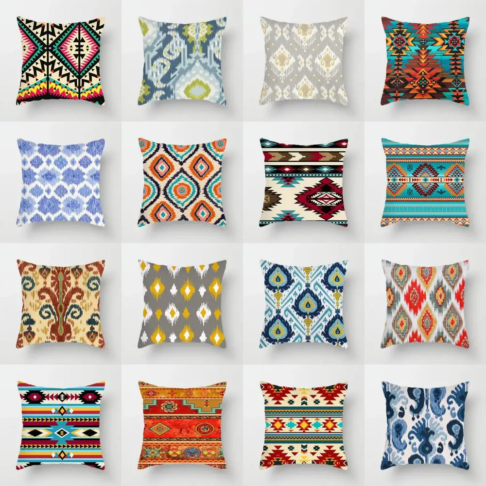 Moroccan Style Pillow Cover Indian Bohemian Pillow Case Light Luxury Throw Pillows for Living Room Sofa Bedroom Cushion Lumbar