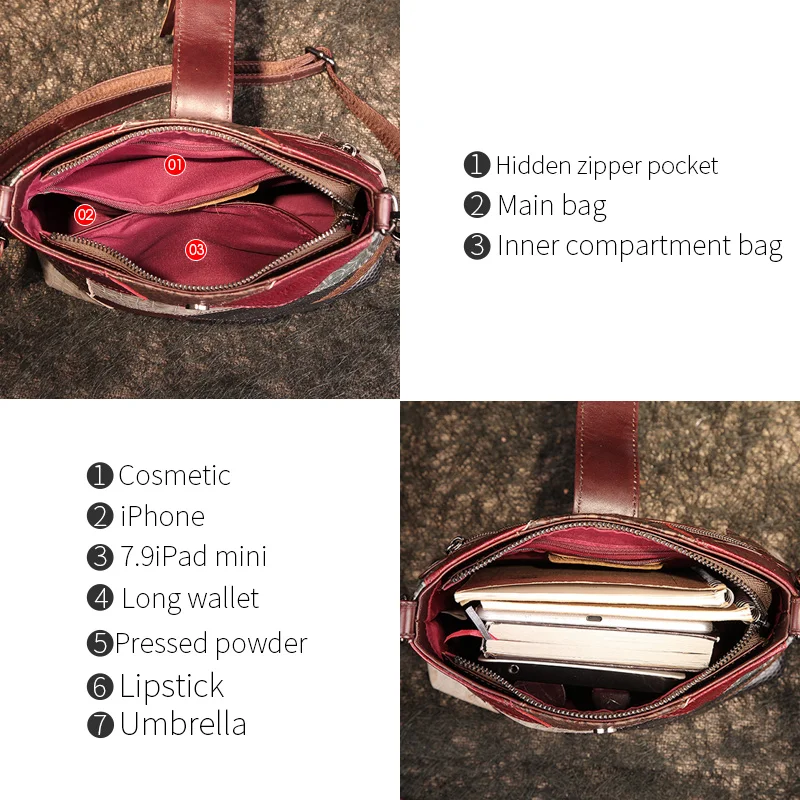 Cobbler Legend Women\'s Genuine Leather Shoulder Bags Female Multi-color Crossbody/Messenger BagsTassel Designer Handbag For Girl