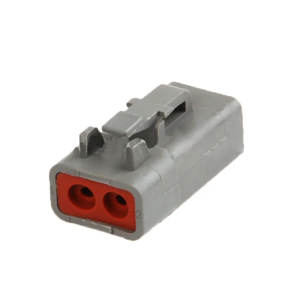 

2/5/10/20/50/100sets 2pin auto waterproof plug connector wiring electrical cable DTP06-2S