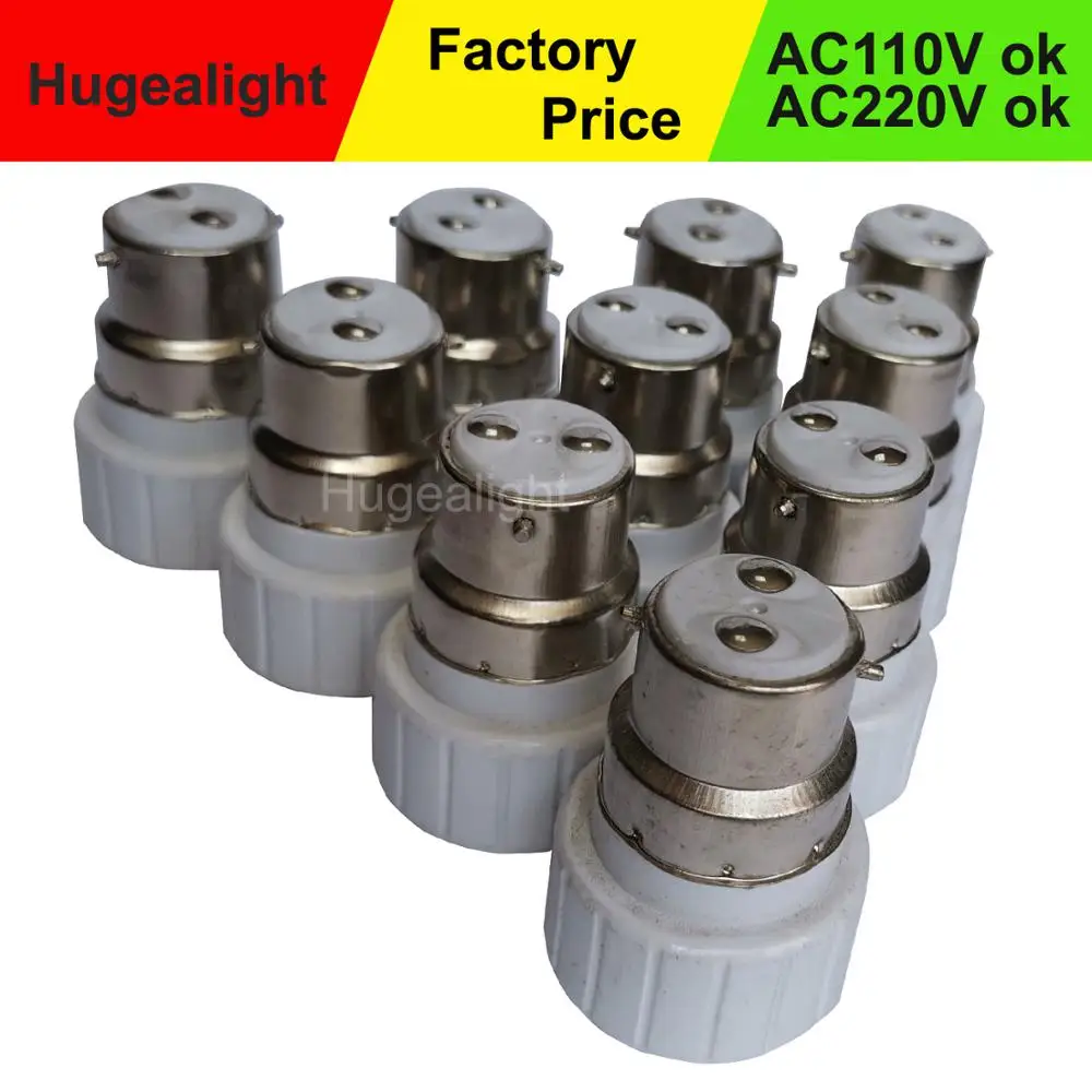 B22 to GU10 conventor Light Lamp Bulbs Adapter b22 gu10 Holder Universal Light Converter Socket Change