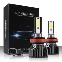 PAMPSEE 12000LM H11 H1 H3 H4 H7 LED Car Headlight Bulbs 76W 6000K 9005 HB3 9006 HB4 H8 H9 Auto Fog Lights 12V 24V led S6