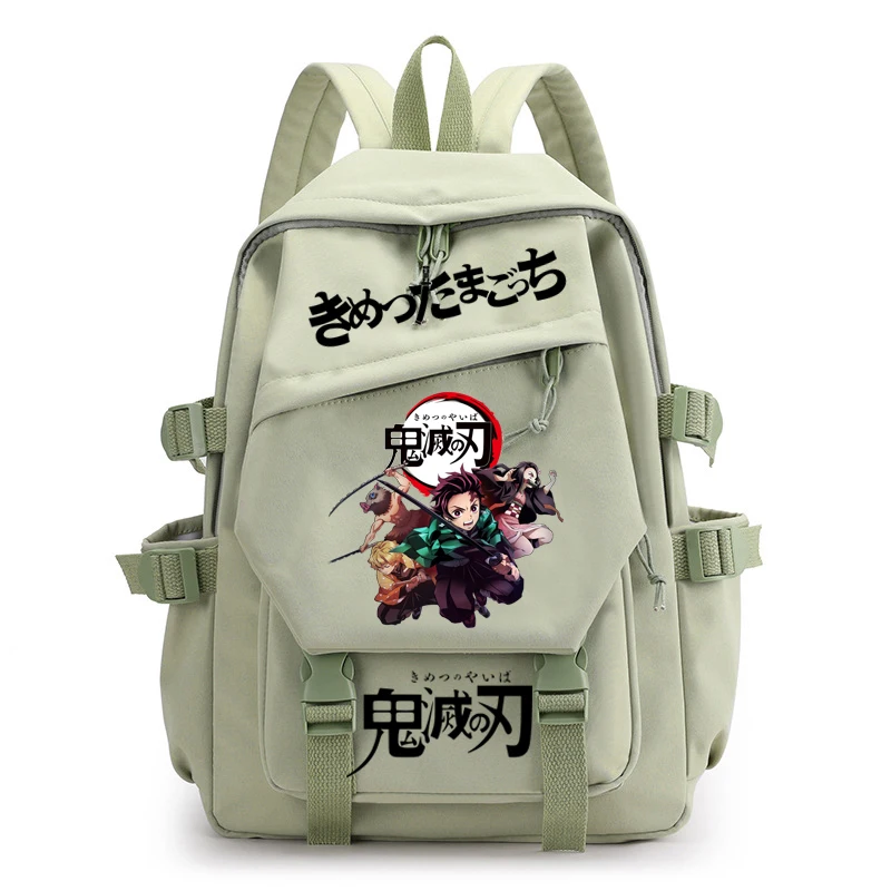 Sac à dos anti-vol Demon Slayer pour ordinateur portable, cartable pour garçons et filles