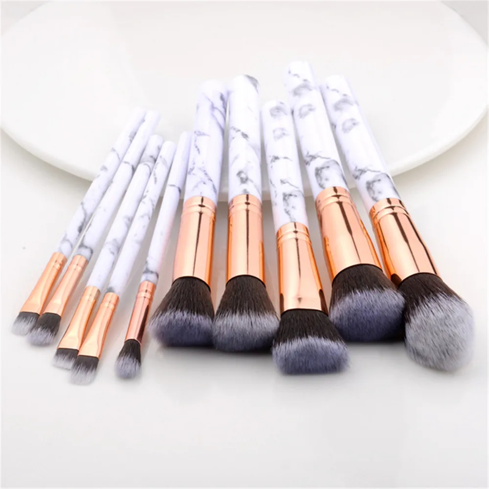 KOSMETYKI White Makeup Brushes Tool Set Cosmetic Powder Eye Shadow Foundation Blush Blending Beauty Make Up Brush Maquiagem