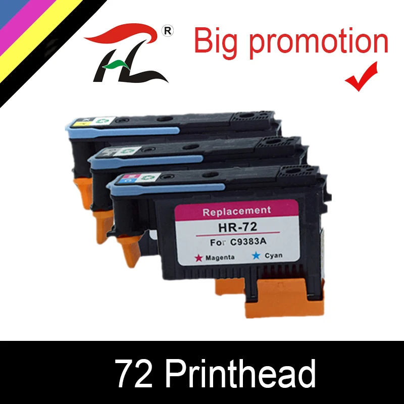 YLC C9380A C9383A C9384A Printhead Print head for HP 72 DesignJet T1100 T1120 T1120ps T1200 T1300 T1300ps T2300 T610 T770 T790