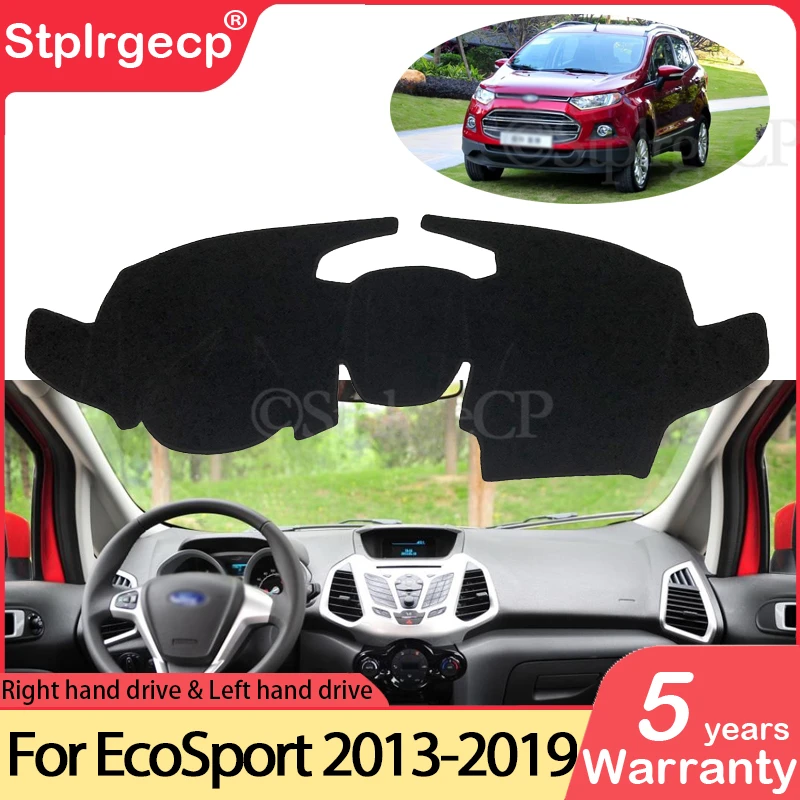 for Ford EcoSport MK2 2013 2015 2016 2017 Anti-Slip Mat Dashboard Cover Pad Sunshade Dashmat Protect Carpet Cape Rug Accessories