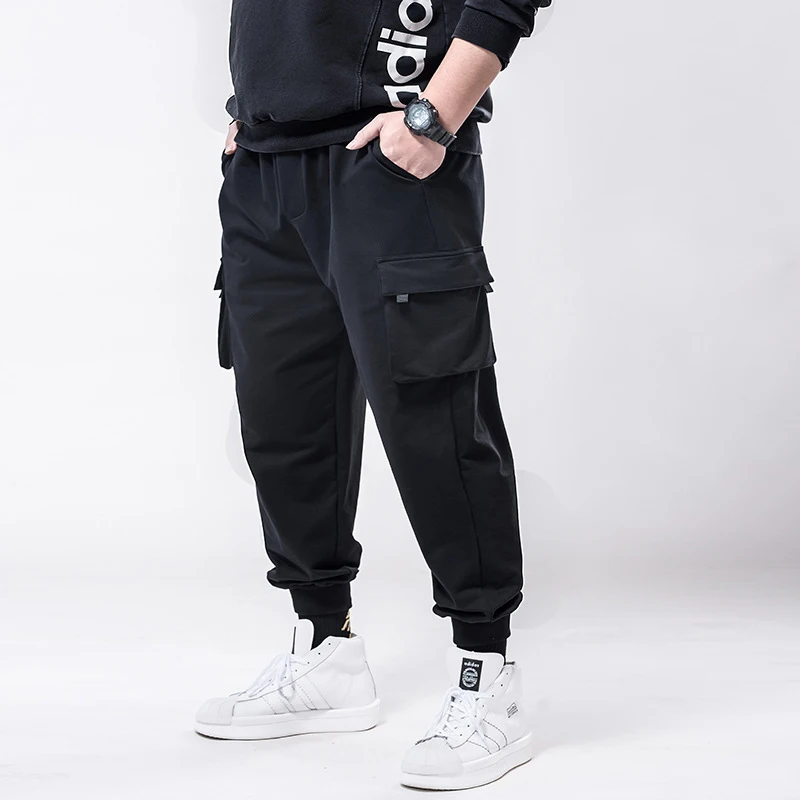 2020 spring Men casual sweatpants sports letter plus size 6XL 7XL  big size summer loose sportwear pants simple Stretch trousers