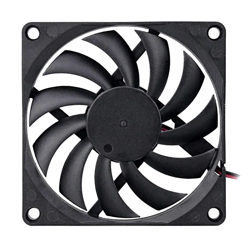 10Pcs Gdstime 24V 80mm 80mmx80mmx10mm Dual Ball Computer Case DC Axial Brushless Cooling Fan 8cm 8010 PC CPU Radiator Cooler Fan