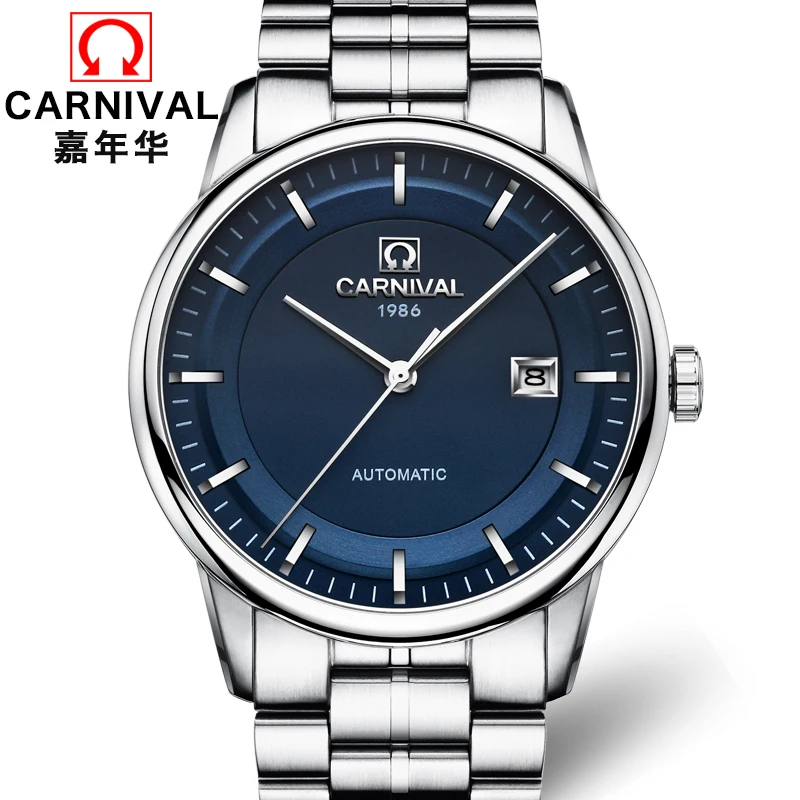 Carnival NH36A or MIYOTA mechanical watches men luxury brand automatic men watch relogio masculino sapphire reloj hombre saati