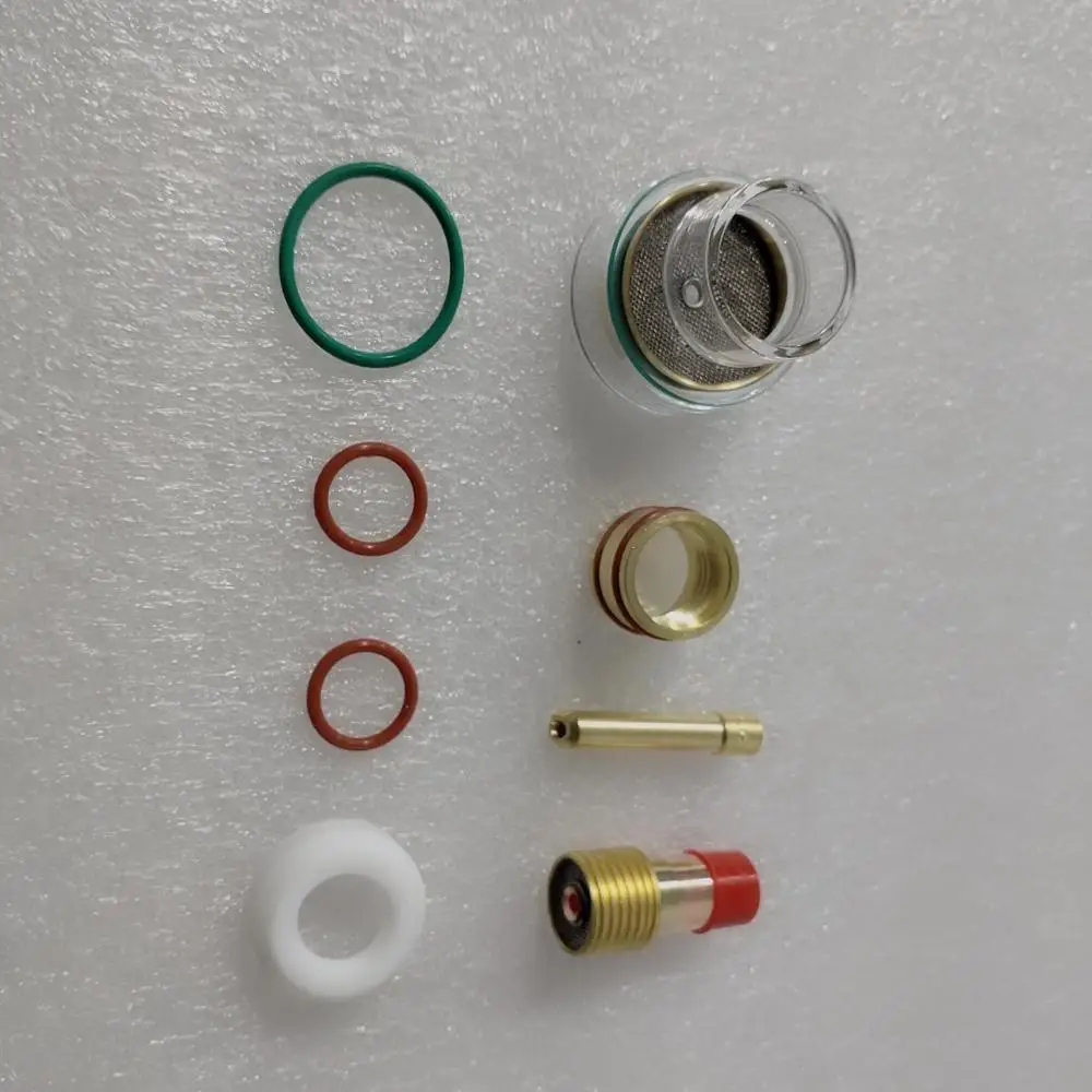 1Set Tig Glass Nozzle 16# Cup Kit Suit for Welding Torch