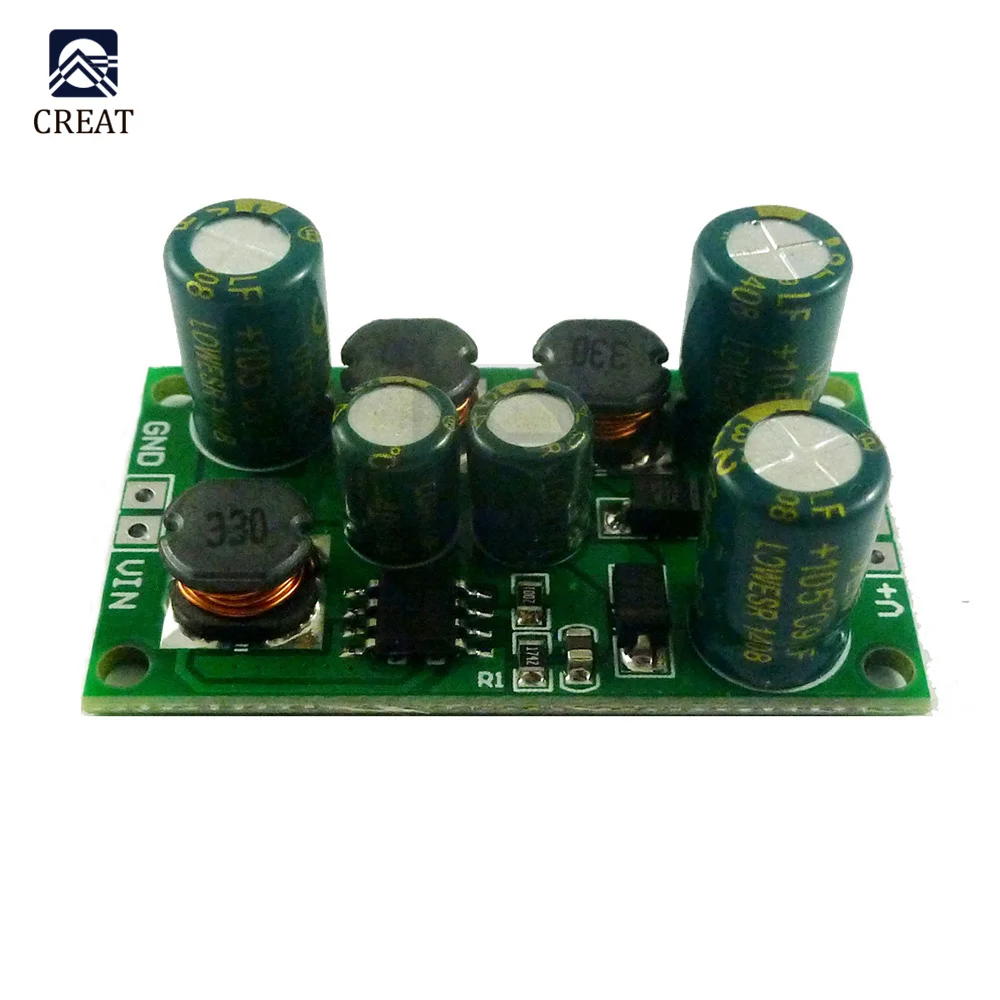 DD1912PA 2 in 1 8W Boost-Buck Dual +- Voltage Board 3-24V to 5V 6V 9V 10V 12V 15V 18V 24V for ADC DAC LCD op-amp Speaker