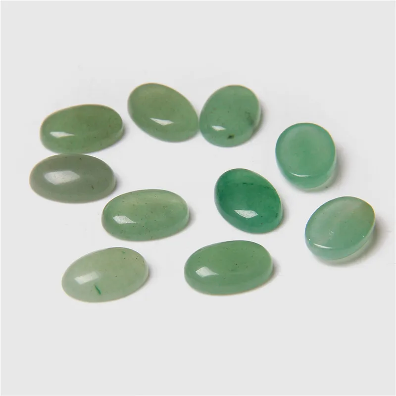 10pcs/lot Natural Stone Cabochon 8-25MM Tiger Eye Agat Oval Cameo Fit DIY Ring Earring Bracelet Necklace Making Jewelry Finding
