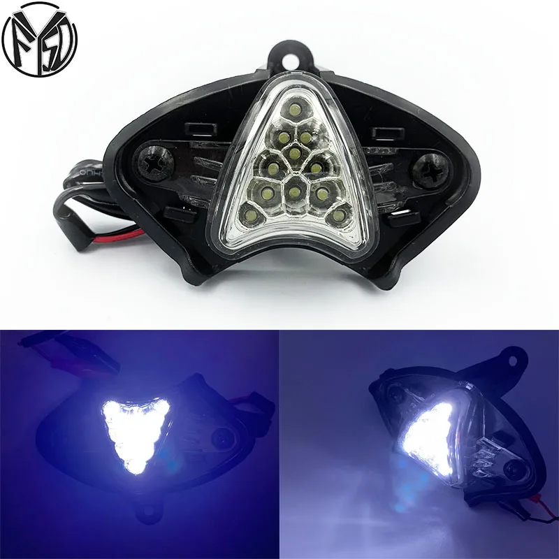 

For KAWASAKI ZX-6R ZX6R 2007 2008 Headlight Headlamp Fog Lamp Front Head Light LEDFront center light