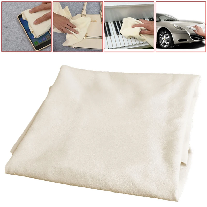Paño de limpieza para coche, paños de cuero Natural, gamuza, secado, nuevo